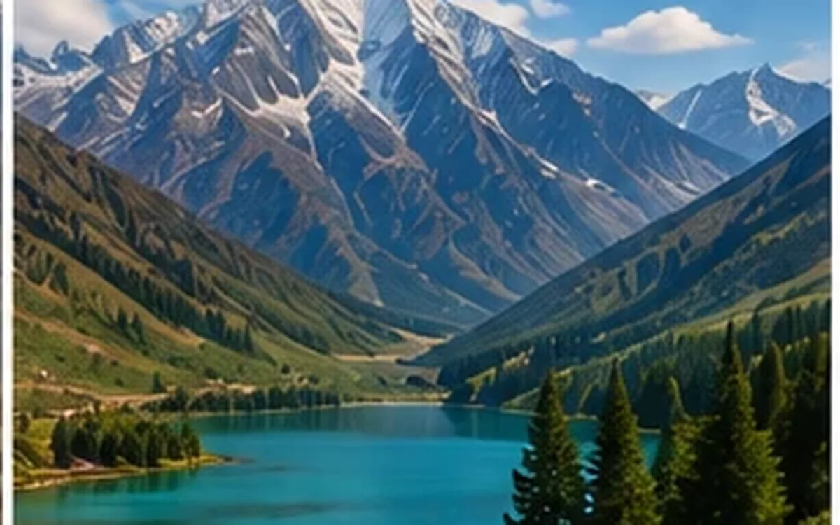 Pakistan – a mountain valley in the northern Karakoram range